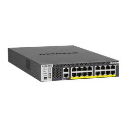NETGEAR M4300-16X - Switch - L3 - gestito - 16 x 100/1000/2.5G/5G/10GBase-T (PoE+) - montabile su rack - PoE+ (500 W)