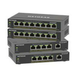 NETGEAR Plus GS305EPP - Switch - intelligente - 5 x 10/100/1000 (4 PoE+) - desktop, montaggio a parete - PoE+ (120 W)