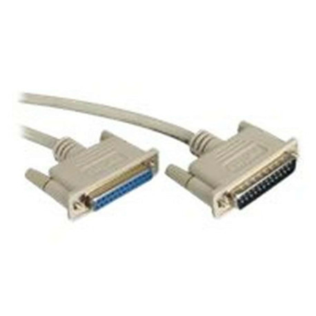 Nilox - Cavo seriale - DB-25 (M) a DB-25 (F) - 9 m - viti a serraggio manuale - grigio