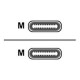 Nilox - Cavo USB - USB-C (M) a USB-C (M) - USB 3.2 Gen 2 - 1 m - nero