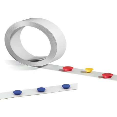 Banda adesiva per magneti - larghezza 3,5 cm - lunghezza 5 m - Durable