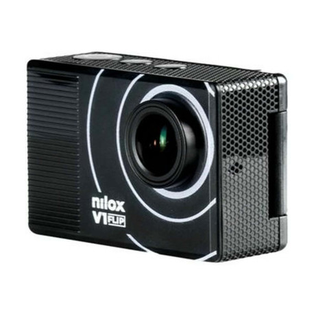 Nilox V1 FLIP - Action camera - 4K - 4.0 MP - Wireless LAN - impermeabile fino a 30 m - nero