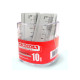 Barattolo 15 righelli - 10cm - alluminio - Arda