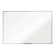 Nobo Basic - Lavagna bianca - montabile a parete - 1500 x 1000 mm - acciaio - magnetica - bianco - cornice in alluminio