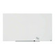 Nobo Diamond - Lavagna bianca - montabile a parete - 1264 x 711 mm - vetro temperato - magnetica - bianco