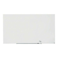 Nobo Diamond - Lavagna bianca - montabile a parete - 1883 x 1059 mm - vetro temperato - magnetica - bianco