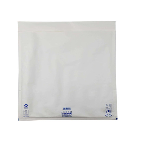 Busta imbottita Sacboll - K (37 x 55 cm) - carta - bianco - Blasetti - conf. 10 pezzi