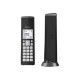 Panasonic KX-TGK210 - Telefono cordless con ID chiamante - DECTGAP - 3-way capacità di chiamata - nero