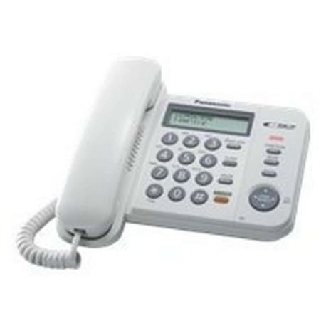 Panasonic KX-TS580EX1W - Telefono con filo con ID chiamante