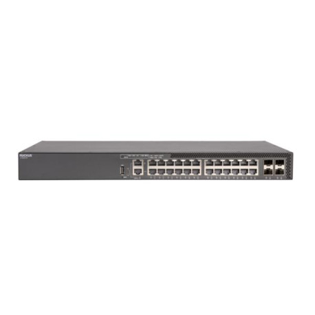 24 10/100/1000 802.3AT CLASS 4 POE 370W BUDGET 4 1/10/25GBE SFP28
