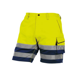 Bermuda da lavoro PHBE2 - alta visibilità - panostyle - tg. L - giallo fluo - Deltaplus