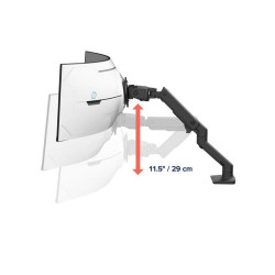Ergotron HX - Kit montaggio (braccio snodato) - Tecnologia brevettata Constant Force - per display curvo LCD - for extreme-dept