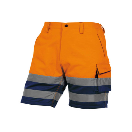 Bermuda da lavoro PHBE2 - alta visibilità - panostyle - tg. XL - arancio fluo - Deltaplus