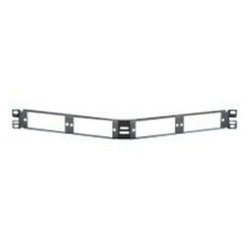 Panduit Opticom Fiber Adapter Panels - Adattatore patch panel - nero - 19"