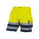 Bermuda da lavoro PHBE2 - alta visibilità - panostyle - tg. XL - giallo fluo - Deltaplus