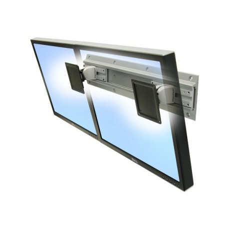 Ergotron Neo-Flex - Kit montaggio (2 snodi, 2 staffe per il montaggio su rack, binario a parete 26") - profilo basso - per 2 di