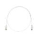 Panduit TX6 PLUS - Cavo patch - RJ-45 (M) a RJ-45 (M) - 3 m - UTP - CAT 6 - schermato, bloccato - bianco spento