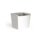 Bicchiere portapenne Mydesk - 8,7 x 7,4 x 10 cm - bianco - Arda