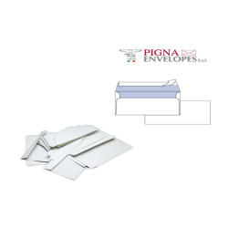 Busta SILVER90 STRIP FSC - bianca - internografata - senza finestra - 110 x 230 mm - 90 gr - Pigna Envelopes - conf. 25 pezzi