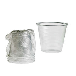 Bicchieri - PLA - 200 ml - trasparente - Leone - conf. 400 pezzi