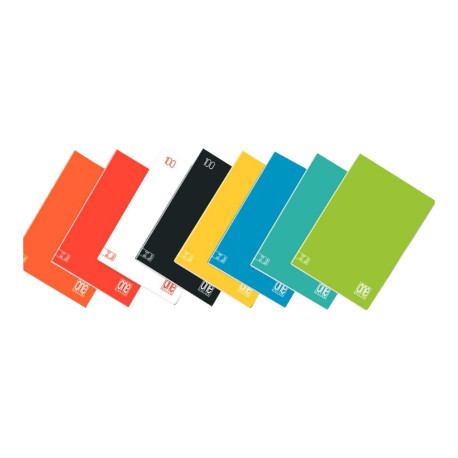 Blasetti One Color - Taccuino - A4 Maxi - 24 fogli / 48 pagine - righe - disponibile in colori assortiti