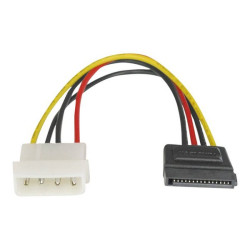 Lindy - Adattatore di alimentazione - alimentazione SATA (M) a Alimentazione interna 4 pin (M) - 15 cm