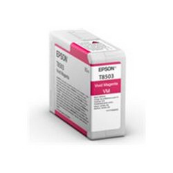 Epson T8503 - 80 ml - magenta Vivid - originale - cartuccia d'inchiostro - per SureColor P800