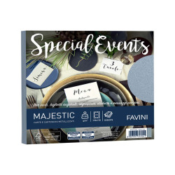 Busta Special Events - 170 x 170 mm - 120 gr - argento - Favini - conf. 10 buste