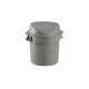 Bidone Maxipush - diametro 55,5 cm - altezza 78 cm - PPL - 80 L - grigio - Medial