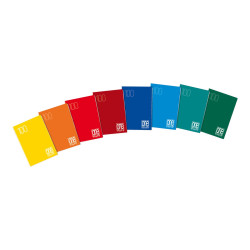 Blasetti One Color - Taccuino - graffettato - A4 - 18 fogli / 36 pagine - a righe - disponibile in colori assortiti