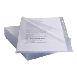Rexel AntiSlip - Protezione per foglio con inserimento superiore e laterale - per A4 - trasparente (pacchetto di 25)