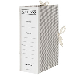 Faldone - lacci incollati - tela - 35 x 25 cm - dorso 10 cm - Starline