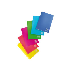 Blasetti One Color - Taccuino - graffettato - A4 - 20 fogli / 40 pagine - quadretti - disponibile in colori assortiti - polipro