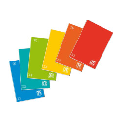 Blasetti One Color - Taccuino - graffettato - A4 Maxi - 24 fogli / 48 pagine - a quadretti - disponibile in colori assortiti