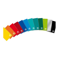 Blasetti One Color - Taccuino - graffettato - A5 - 18 fogli / 36 pagine - quadretti - disponibile in colori assortiti