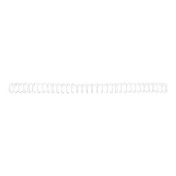 GBC - 5 mm - 34 anelli - A4 (210 x 297 mm) - bianco - filo per rilegatura