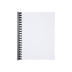GBC CombBind - 28 mm - 21 anelli - A4 (210 x 297 mm) - 240 fogli - nero - pettine per la rilegatura in plastica