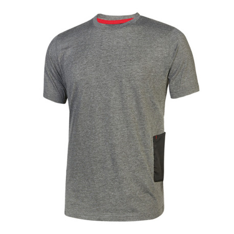 Magliette a maniche corte Road - taglia L - grigio scuro - U-Power - conf. 3 pezzi