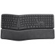 Trust TASTIERA ERGONOMICA WIRELESS TRUST KEYRA MULTI-CONNESSIONE BT + 2,4GHz - 85% PLASTICA RICICLATA - LAYOUT IT - NERO
