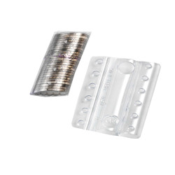 Blister portamonete - 1 cent - trasparente - Iternet - sacchetto da 100 blister