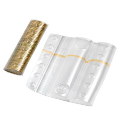 Blister portamonete - 20 cent - fascia arancio - Iternet - sacchetto da 100 blister