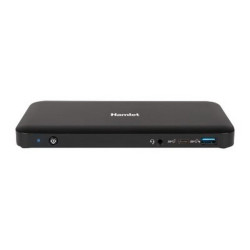 Hamlet HDOCKS600C - Docking station - USB-C 3.2 Gen 2 - HDMI, 2 x DP - GigE