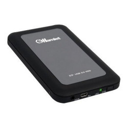 Hamlet HXD25U3MBK - Box esterno con OTB (OneTouchEasy-Button) - 2.5" - SATA 3Gb/s - USB 3.0