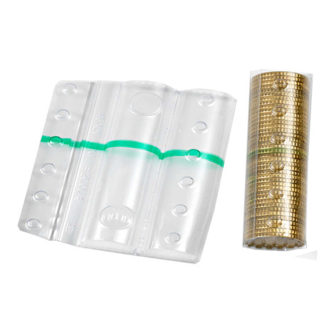 Blister portamonete - 50 cent - fascia verde - Iternet - sacchetto da 100 blister