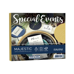 Busta Special Events - 170 x 170 mm - 120 gr - oro - Favini - conf. 10 buste