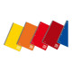 Blasetti One Color - Taccuino - rilegatura a spirale - A5 - 60 fogli / 120 pagine - quadretti - 4 fori - disponibile in colori 