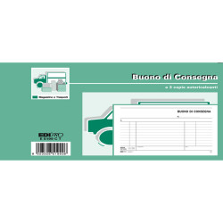 Blocco buoni consegna - 33 fogli 3 copie autoricalcanti - 10 x 17cm - Edipro
