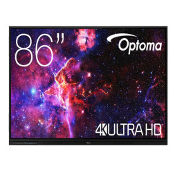 Optoma H1F0H08BW101, 2,18 m (86"), 450 cd/m², 1,07 miliardi di colori, 3840 x 2160 Pixel, 4K Ultra HD, Direct-LED