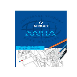 Blocco carta lucida - 23 x 33 cm - 10 fogli - 80gr - uso manuale - Canson