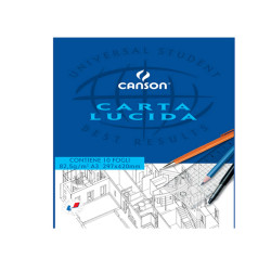 Blocco carta lucida - A3 - 10 fogli - 80gr - uso manuale - Canson